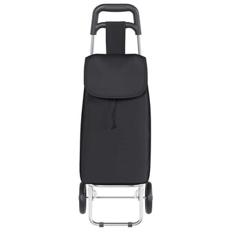 Boodschappentrolley Zwart 35 x 28 x 92 cm Oxford stof 7