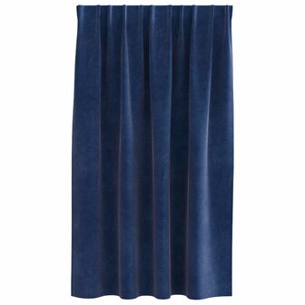 Verduisterende gordijnen 2 pcs Donkerblauw 140 x 140 cm Fluweel 4