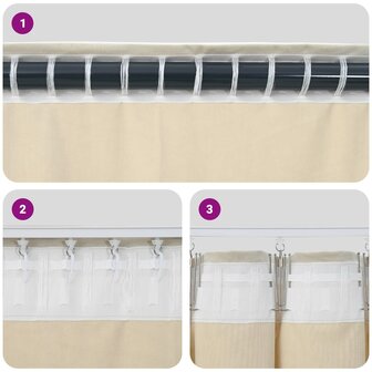 Verduisterende gordijnen 2 pcs Donkerblauw 140 x 140 cm Fluweel 7