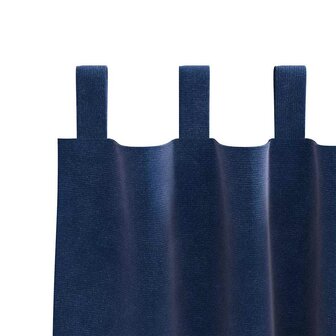 Verduisterende gordijnen 2 pcs Donkerblauw 140 x 260 cm Fluweel 5