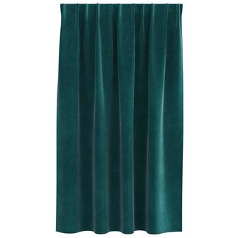 Verduisterende gordijnen 2 pcs Donkergroen 140 x 140 cm Fluweel 4