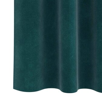 Verduisterende gordijnen 2 pcs Donkergroen 140 x 140 cm Fluweel 6