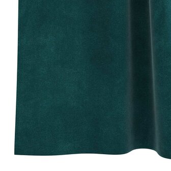 Verduisterende gordijnen 2 pcs Donkergroen 140 x 140 cm Fluweel 6