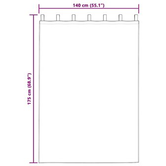 Verduisterende gordijnen 2 pcs Donkergroen 140 x 175 cm Fluweel 8
