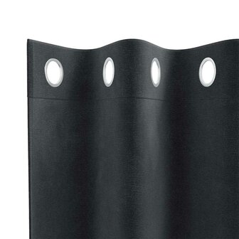 Verduisterende gordijnen 2 pcs Donkergrijs 140 x 260 cm Fluweel 5