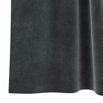 Verduisterende gordijnen 2 pcs Donkergrijs 140 x 260 cm Fluweel 6