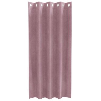 Verduisterende gordijnen 2 pcs Donkerroze 140 x 175 cm Fluweel 4