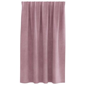 Verduisterende gordijnen 2 pcs Donkerroze 140 x 140 cm Fluweel 4