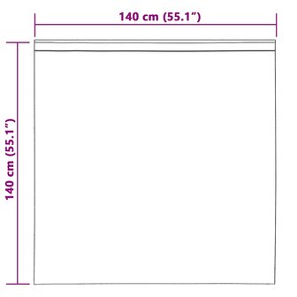 Verduisterende gordijnen 2 pcs Donkerroze 140 x 140 cm Fluweel 9