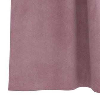 Verduisterende gordijnen 2 pcs Donkerroze 140 x 260 cm Fluweel 6