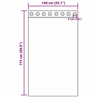 Verduisterende gordijnen 2 pcs Lichtgrijs 140 x 175 cm Fluweel 6
