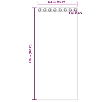 Verduisterende gordijnen 2 pcs Lichtgrijs 140 x 260 cm Fluweel 6