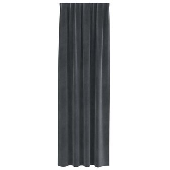 Verduisterende gordijnen 2 pcs Lichtgrijs 140 x 245 cm Fluweel 4