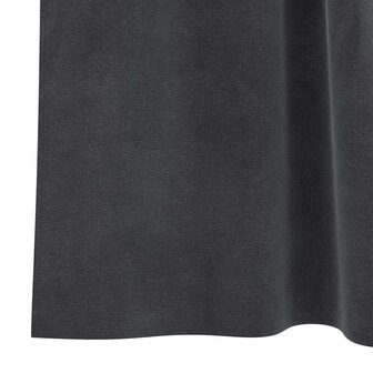 Verduisterende gordijnen 2 pcs Lichtgrijs 140 x 140 cm Fluweel 6