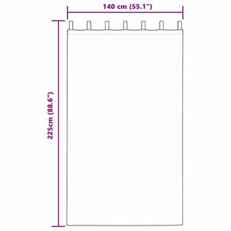 Verduisterende gordijnen 2 pcs Lichtgrijs 140 x 225 cm Fluweel 8