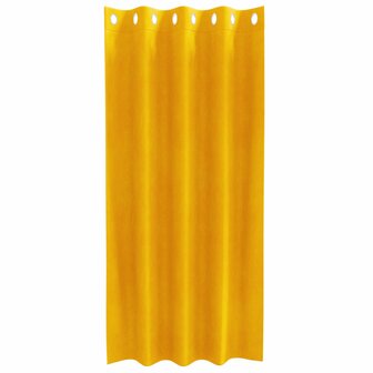 Verduisterende gordijnen 2 pcs Mosterdgeel 140 x 175 cm Fluweel 4