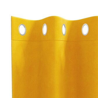 Verduisterende gordijnen 2 pcs Mosterdgeel 140 x 225 cm Fluweel 5