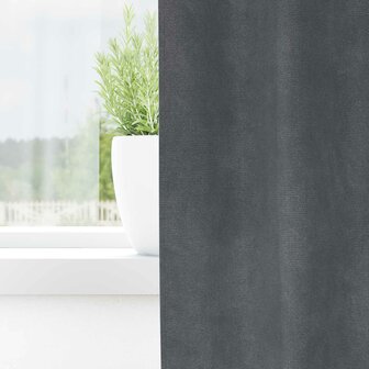 Verduisterende gordijnen 2 pcs Lichtgrijs 140 x 245 cm Fluweel 3