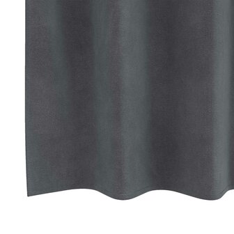 Verduisterende gordijnen 2 pcs Lichtgrijs 140 x 260 cm Fluweel 6