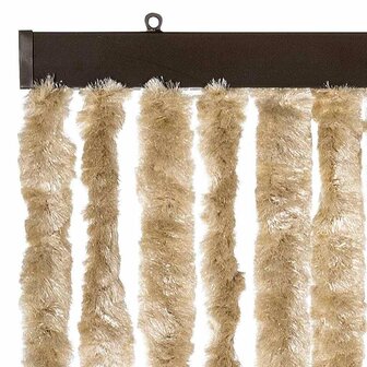 Vliegengordijn 56x200 cm chenille beige 4
