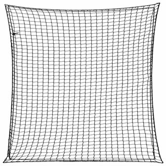 Aanhangwagennet elastisch touw 3x3 m polypropeen zwart 1