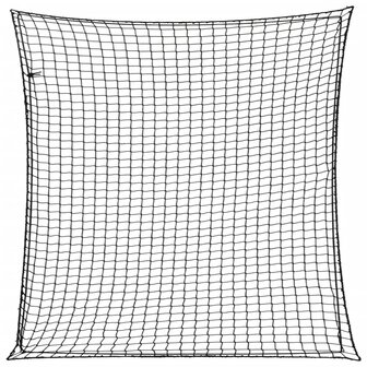 Aanhangwagennet elastisch touw 4x4 m polypropeen zwart 1