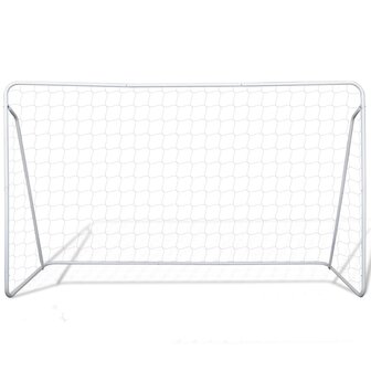 Voetbalgoals 2 st 240x90x150 cm staal 3