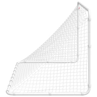 Voetbaldoel Wit 122x81x81 cm Staal 5