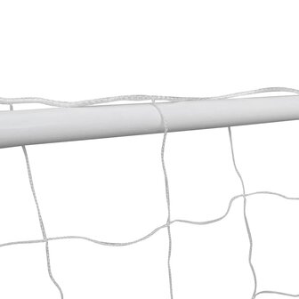 Voetbaldoelset hoogwaardig 240x90x150 cm staal 3