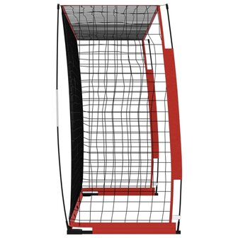Voetbaldoel 366,5x91x183 cm staal 4