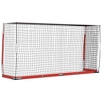 Voetbaldoel 366,5x91x183 cm staal 5