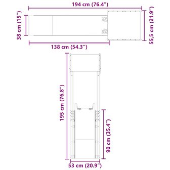 Speelhuis ge&iuml;mpregneerd grenenhout 9