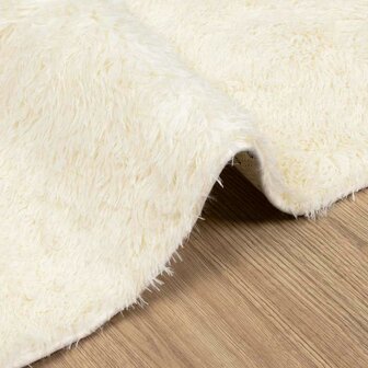 Hoogpolig vloerkleed NAVARRA 60x100 cm polyester cr&egrave;mekleurig 5