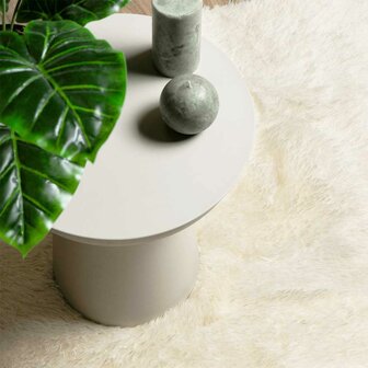 Hoogpolig vloerkleed NAVARRA 130x200 cm polyester cr&egrave;mekleurig 8