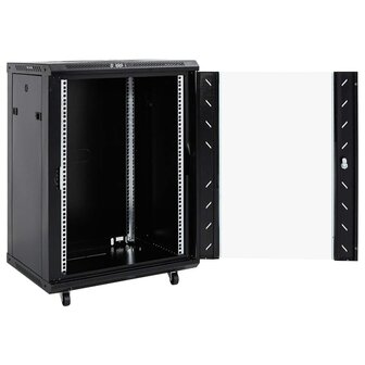 Netwerkkast 15U 19" IP20 60x45x86 cm zwart 2