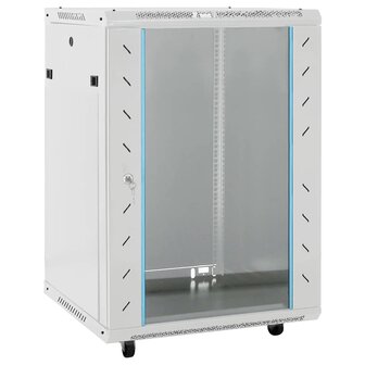 Netwerkkast 15U 19" IP20 60x45x86 cm grijs 1