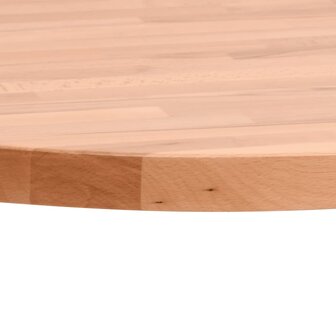 Tafelblad rond &Oslash;30x2,5 cm massief beukenhout 3