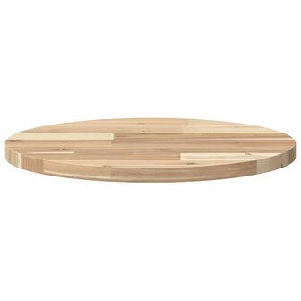 Tafelblad rond &Oslash; 40x2 cm massief acaciahout 4
