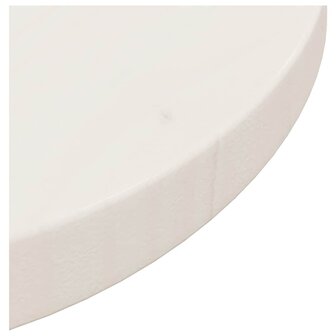 Tafelblad &Oslash;30x2,5 cm massief grenenhout wit 5