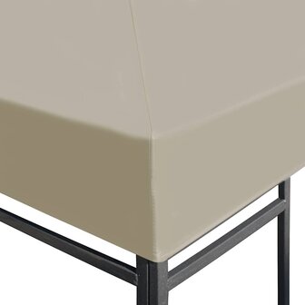 Prieeldak 310 g/m&sup2; 3x3 m beige 3