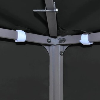 Prieeldak 310 g/m&sup2; 4x3 m grijs 4