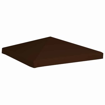 Prieeldak 310 g/m&sup2; 3x3 m bruin 2