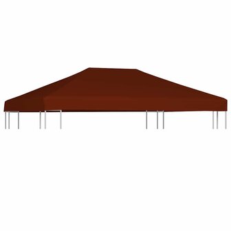 Prieeldak 310 g/m&sup2; 3x4 m terracota 1