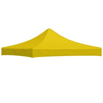 Partytentdak 270 g/m&sup2; 3x3 m geel 1