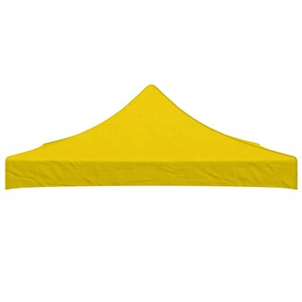 Partytentdak 270 g/m&sup2; 3x3 m geel 3