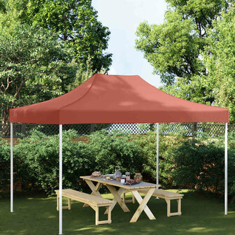 Partytentdak 270 g/m&sup2; 4x3 m terracotta 1