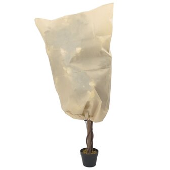 Plantenhoezen met trekkoord 12 st 70 g/m&sup2; 0,8x0,8 m 2