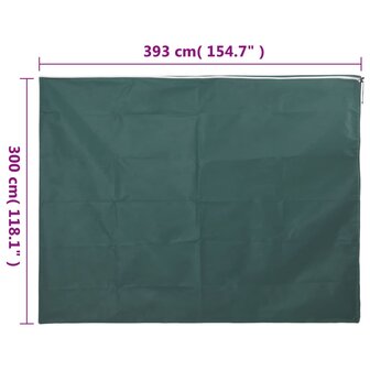 Plantenhoezen met ritssluiting 70 g/m&sup2; 3,93x3 m 9