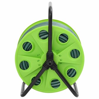 Slanghaspel met slangkoppelset 0,75" 20 m vrijstaand PVC groen 3