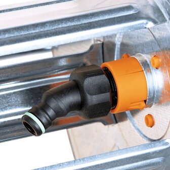 Slanghaspel voor 50 m 1/2" of 35 m 3/4" slang wandmontage staal 8